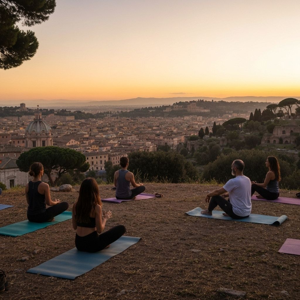 Yoga al Tramonto sui Colli